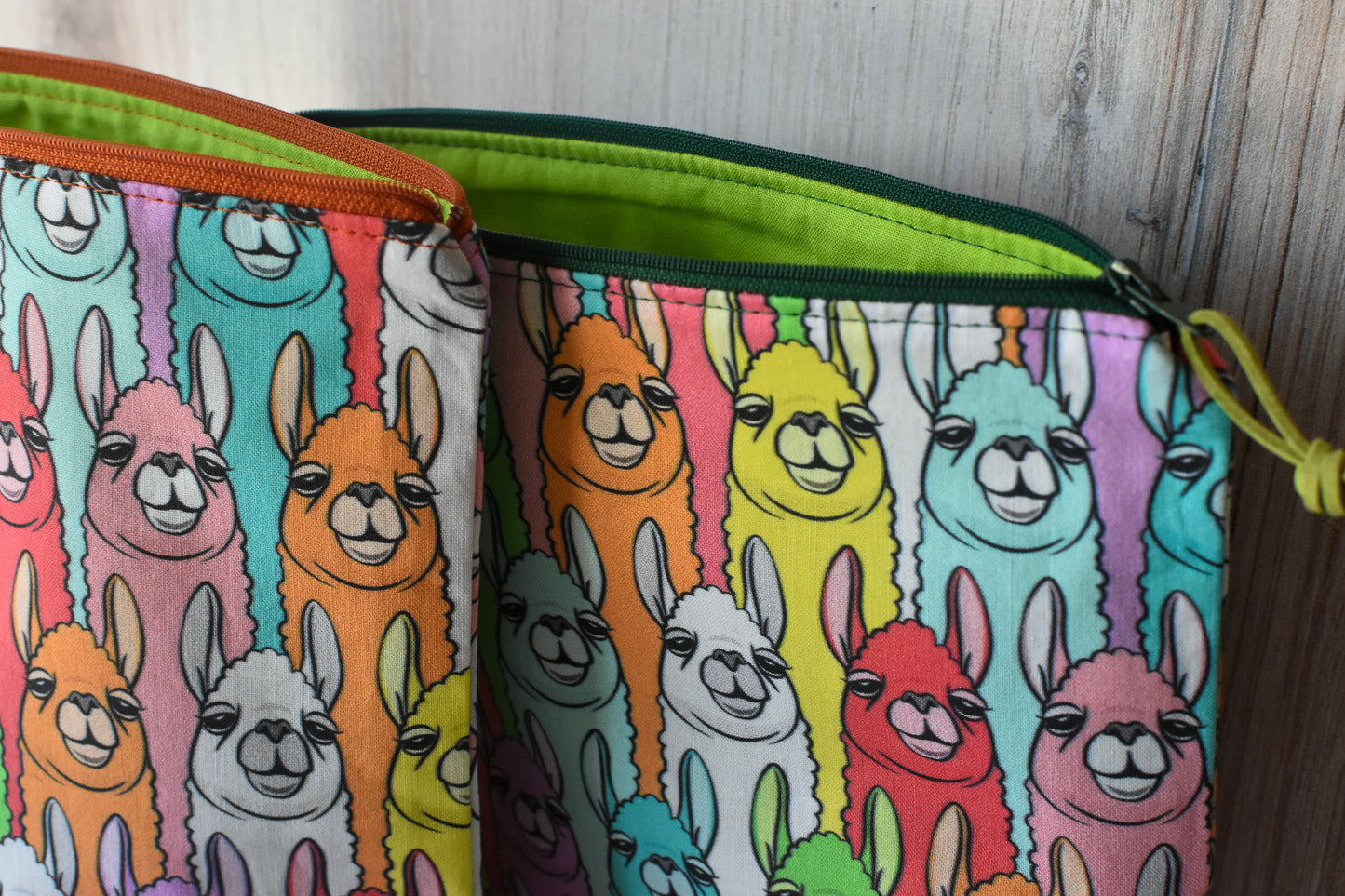 Llama Zipper Pouch