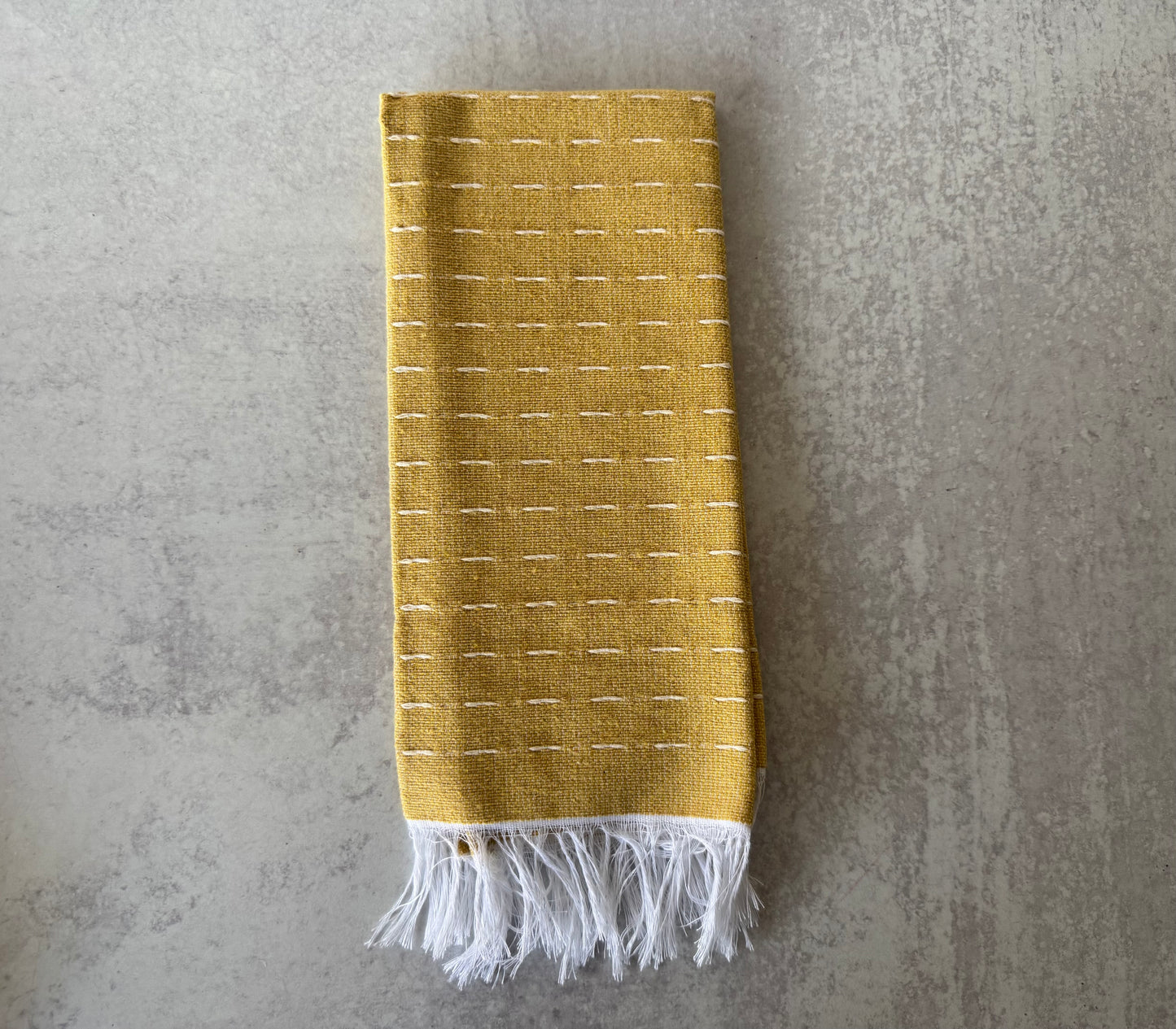 Golden Stripe Kitchen Towel