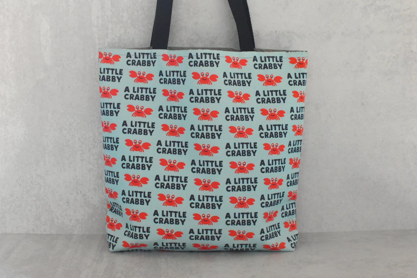 A Little Crabby Tote Bag