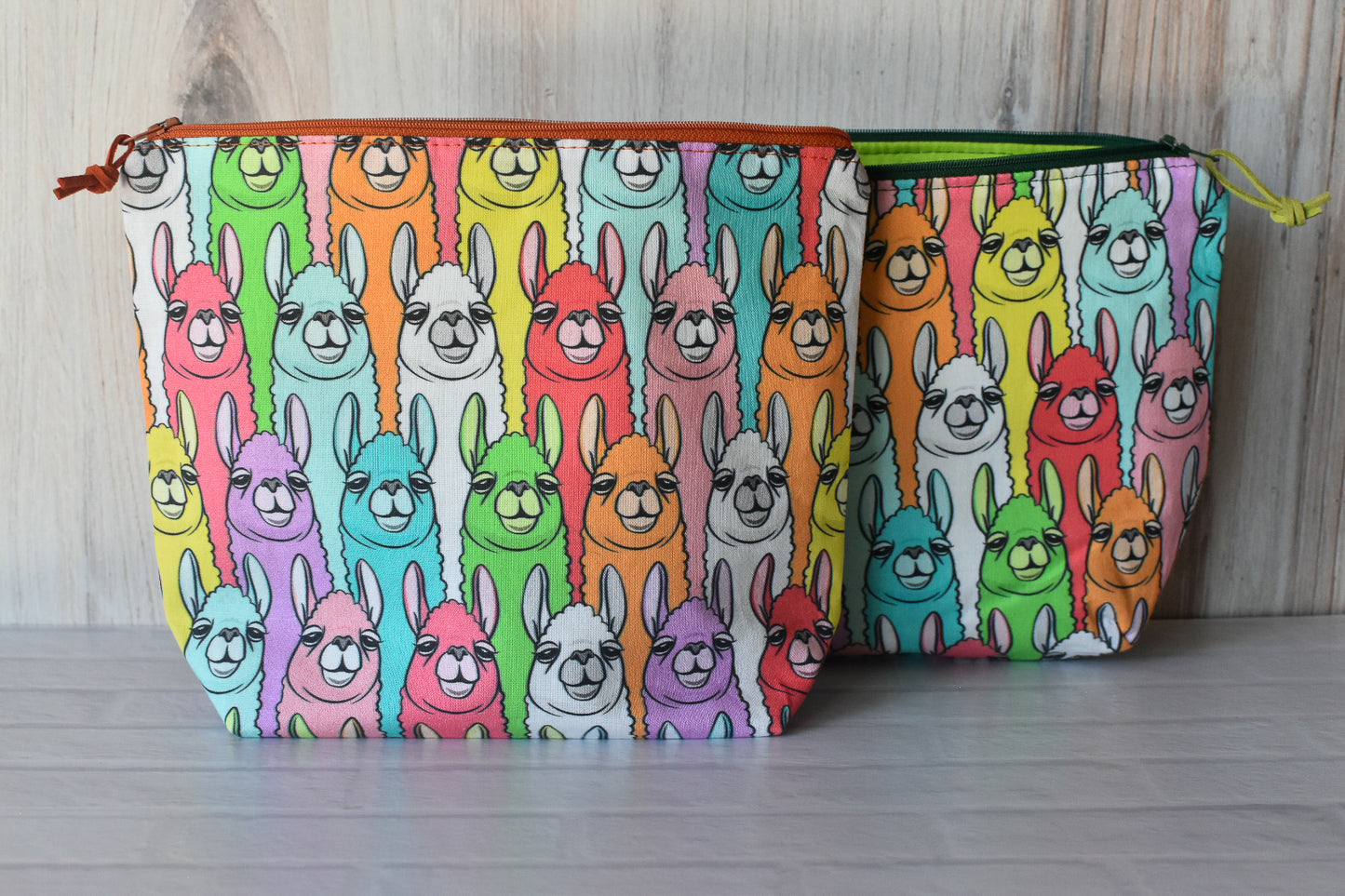 Llama Zipper Pouch