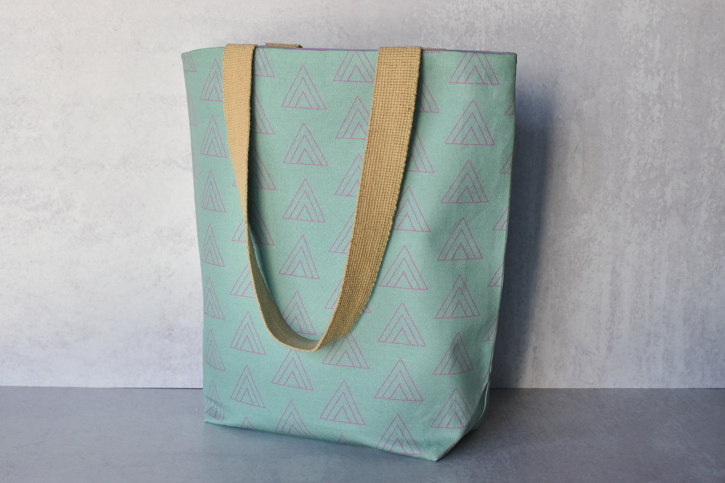 Minty Pattern Tote Bag