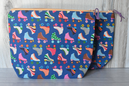 Skate Envy Zipper Pouch - Blue Multi