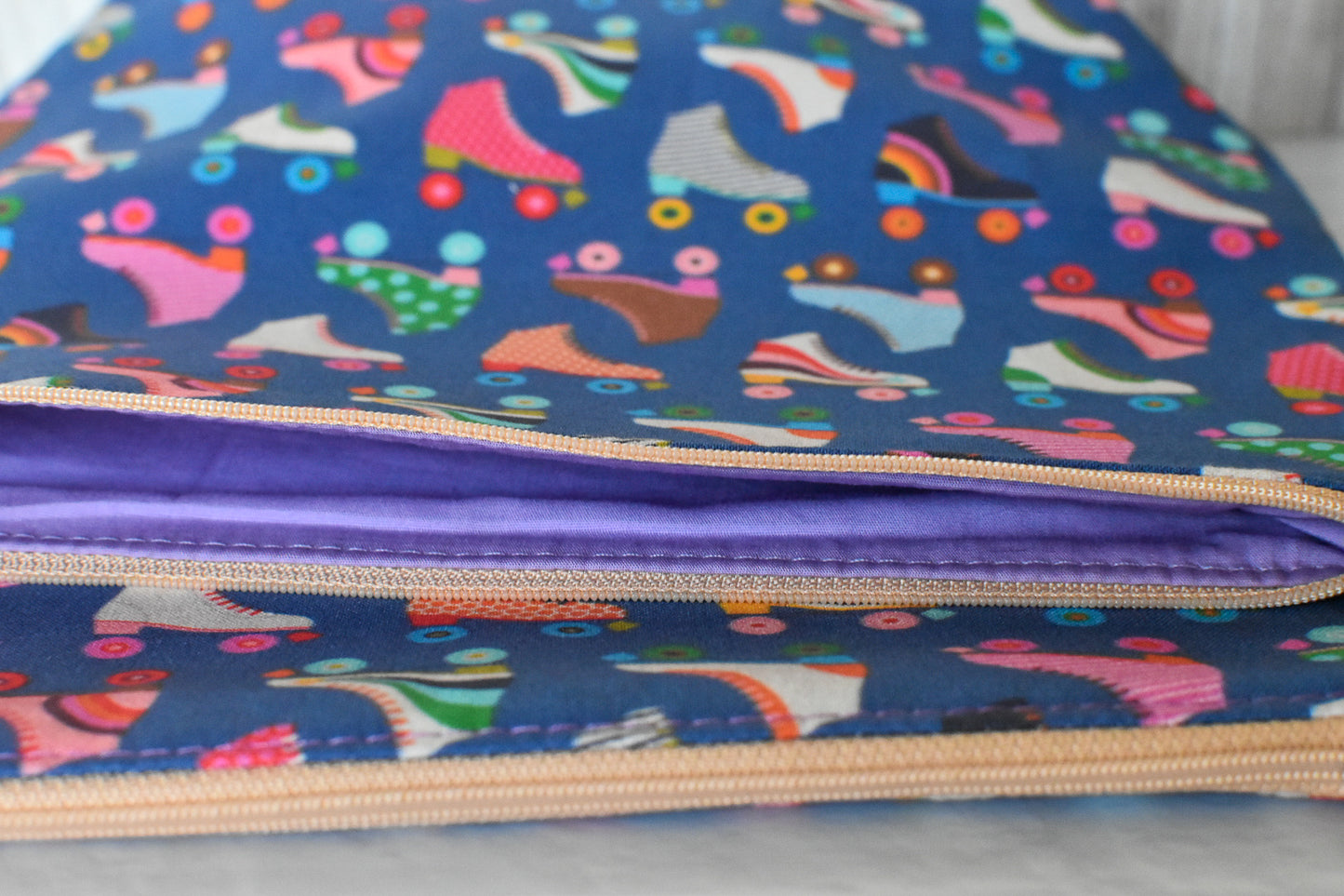 Skate Envy Zipper Pouch - Blue Multi