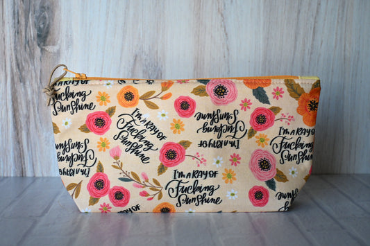 I'm a Ray of Fucking Sunshine Zipper Pouch