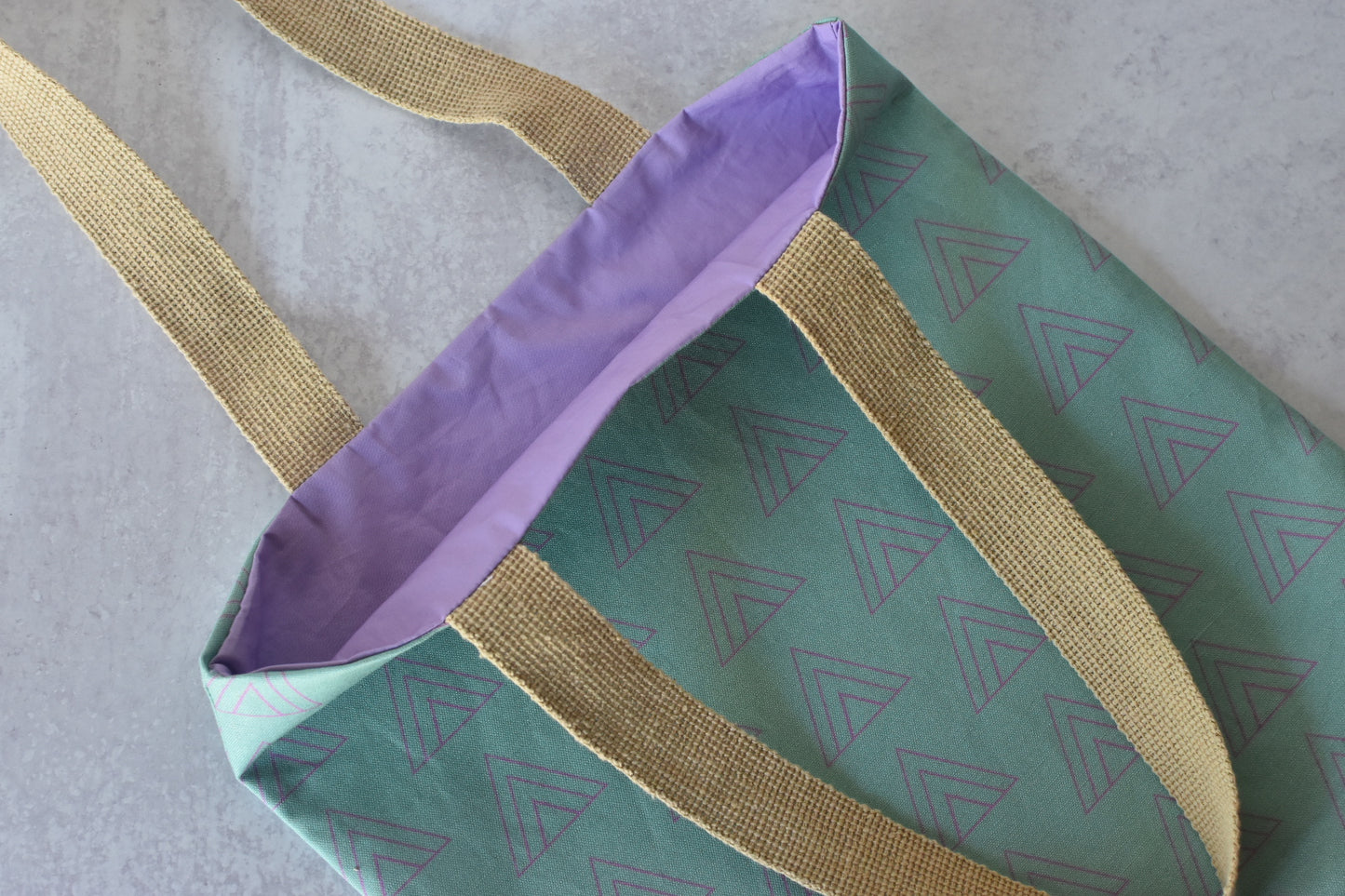 Minty Pattern Tote Bag