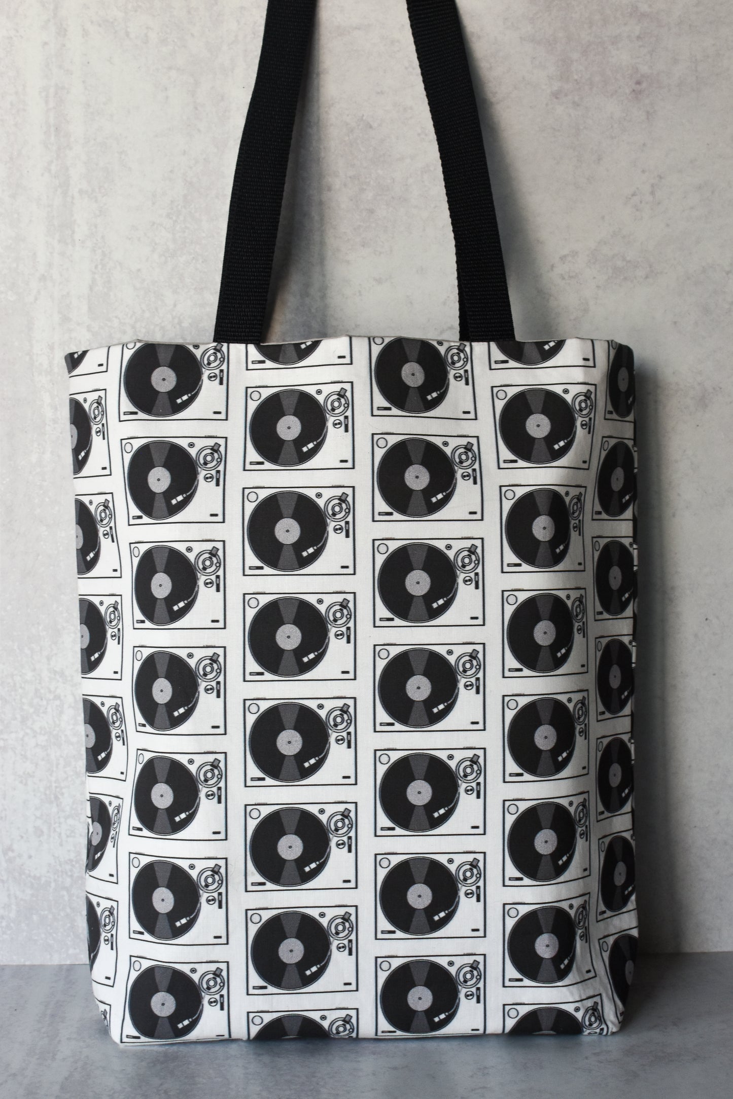 Record Player Tote Bag