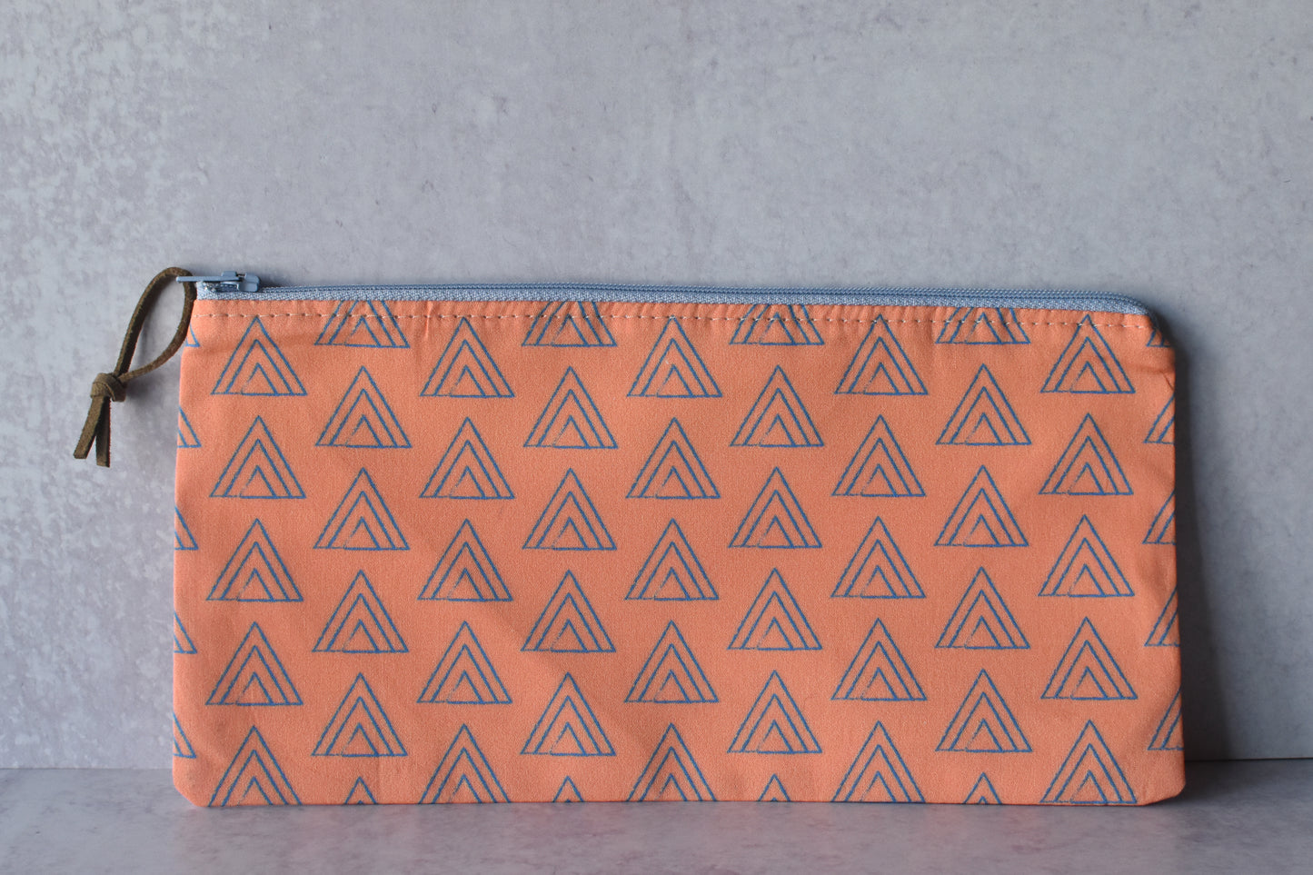 Peachy Pattern Zipper Pouch