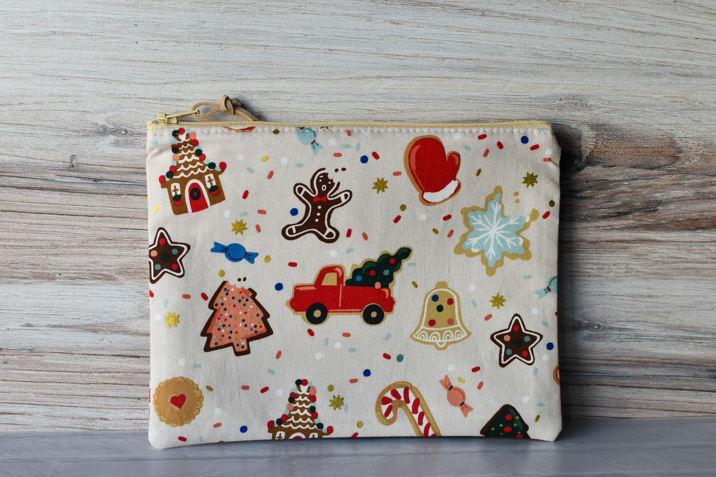 Christmas Cookies Zipper Pouch